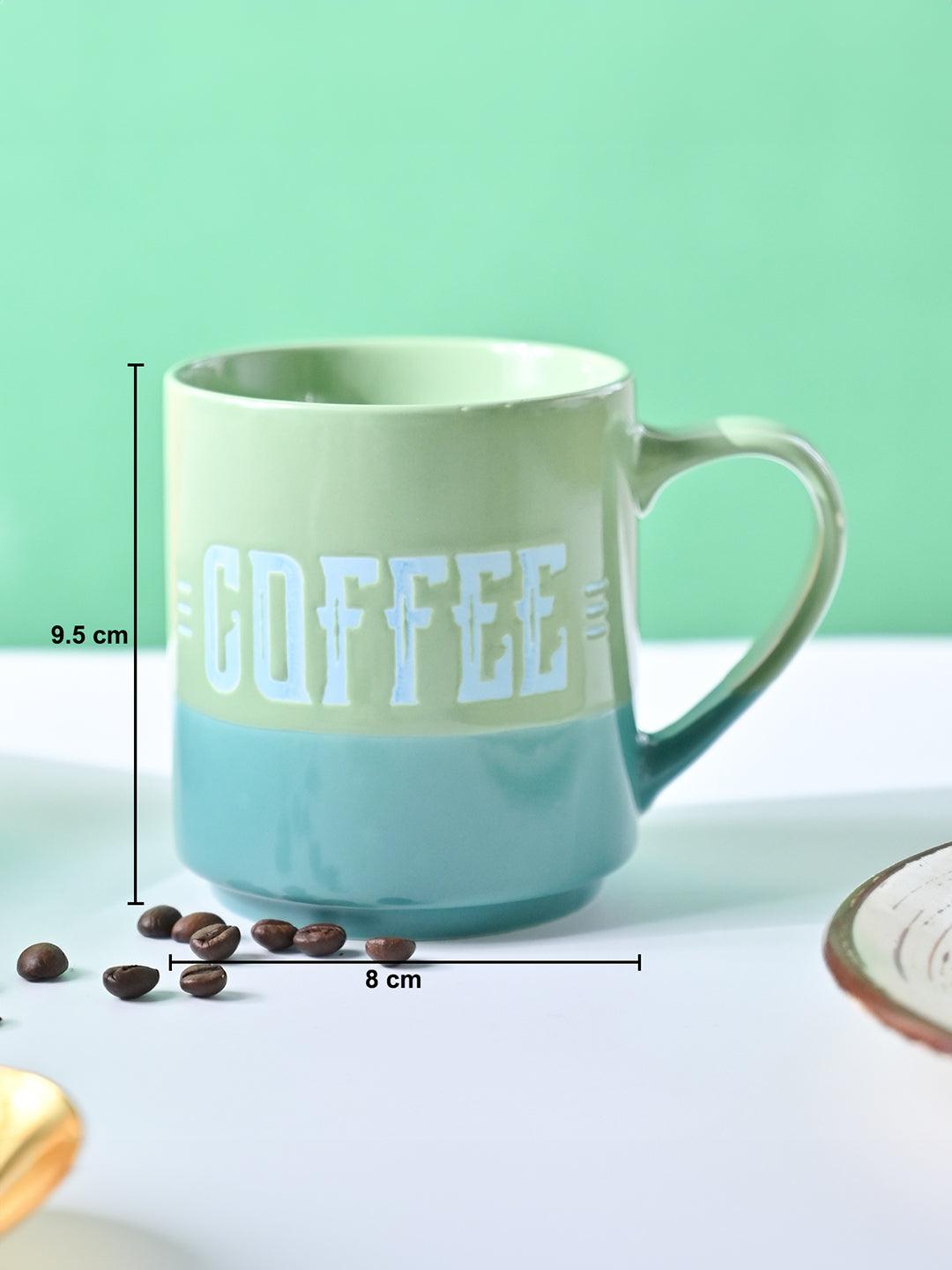 VON CASA Green Coffee Mug - 350Ml