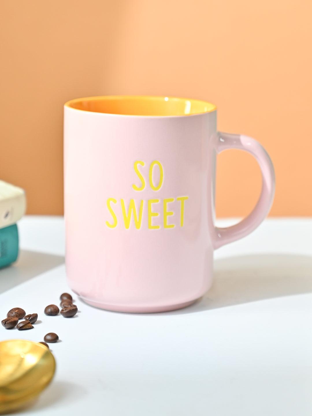VON CASA Pink Mug (So Sweet) - 420Ml
