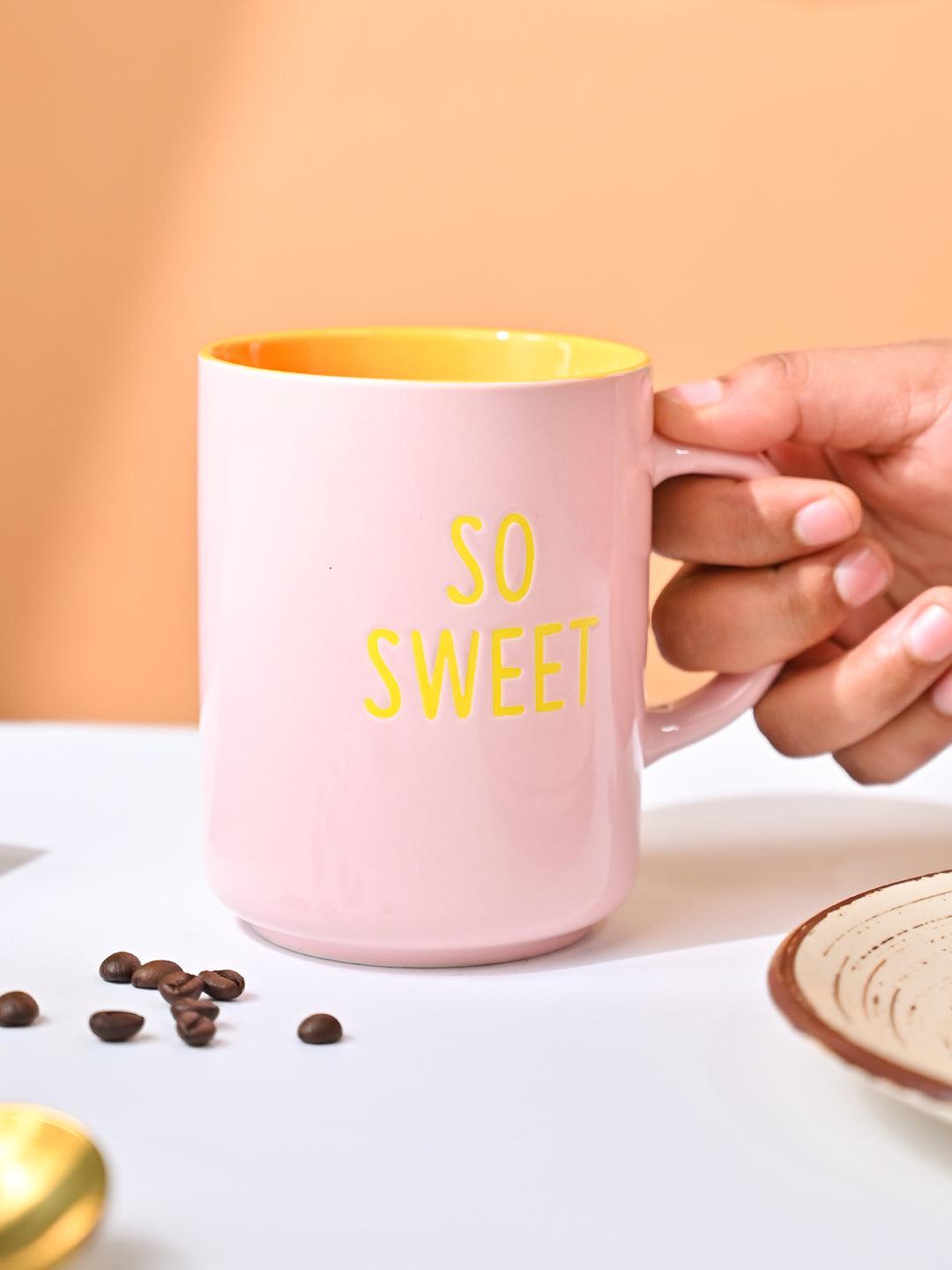 VON CASA Pink Mug (So Sweet) - 420Ml - MARKET99