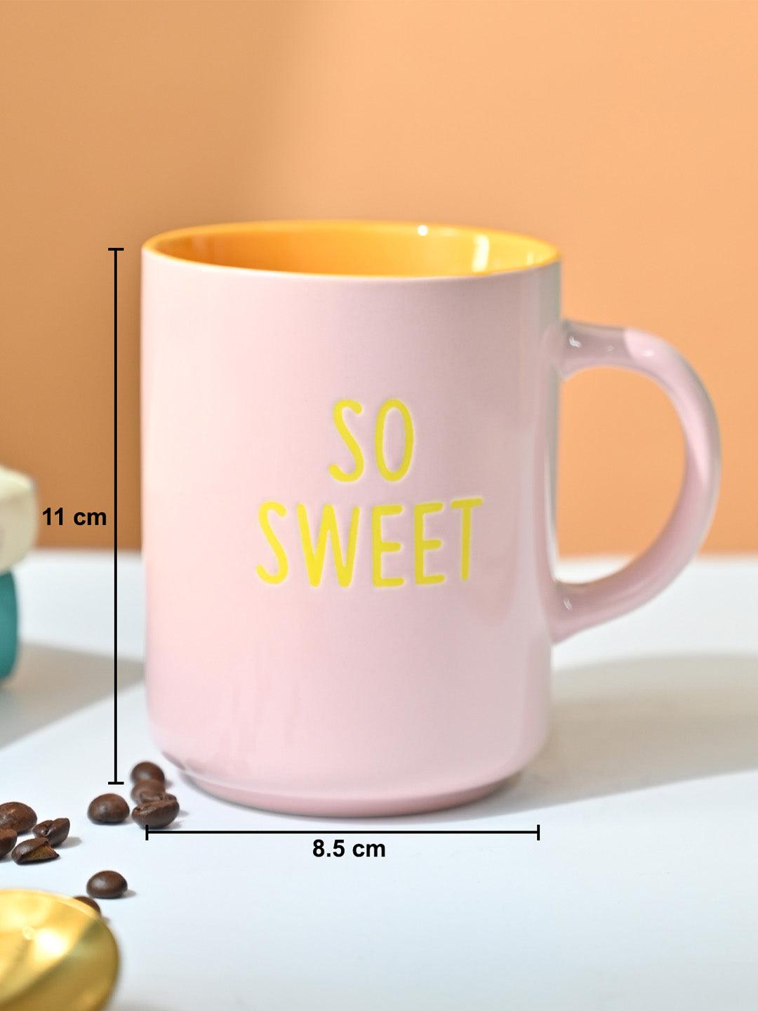 VON CASA Pink Mug (So Sweet) - 420Ml