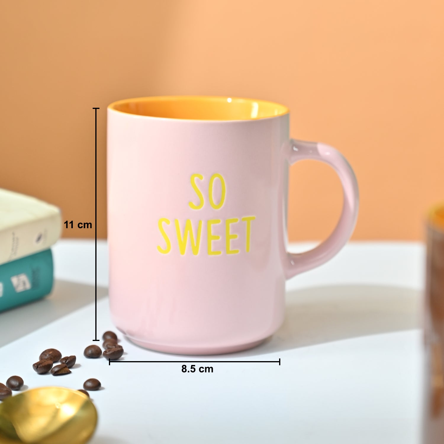 VON CASA Pink Mug (So Sweet) - 420Ml