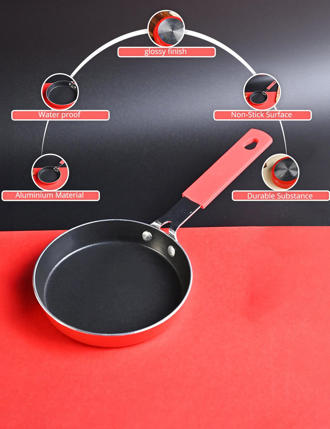 Market99 Black & Red Frying Pan - MARKET99