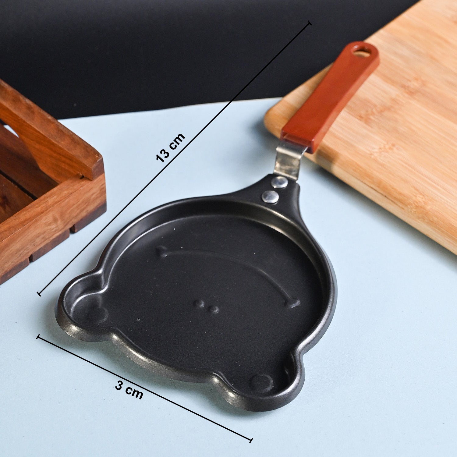 Market99 Black & Red Frying Pan
