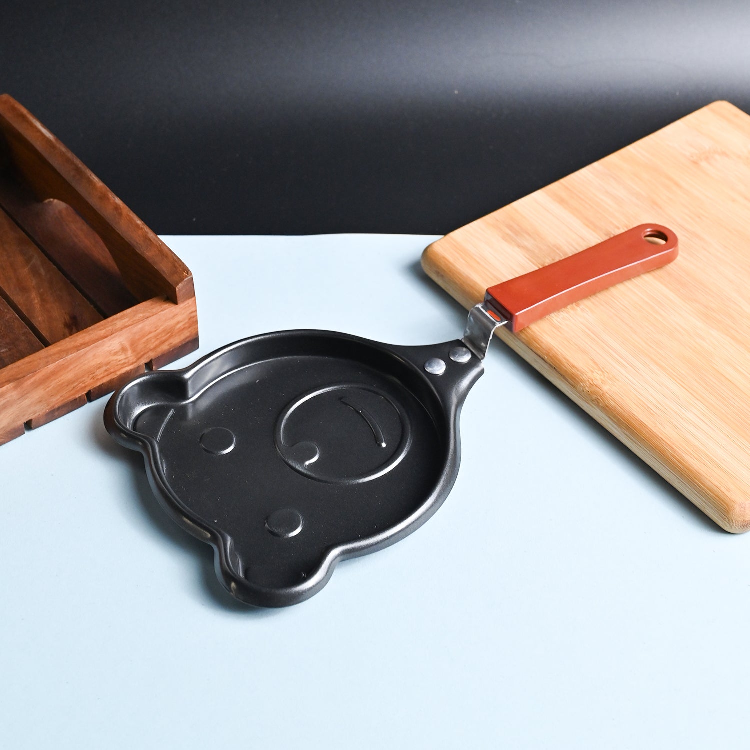 Market99 Black & Red Frying Pan