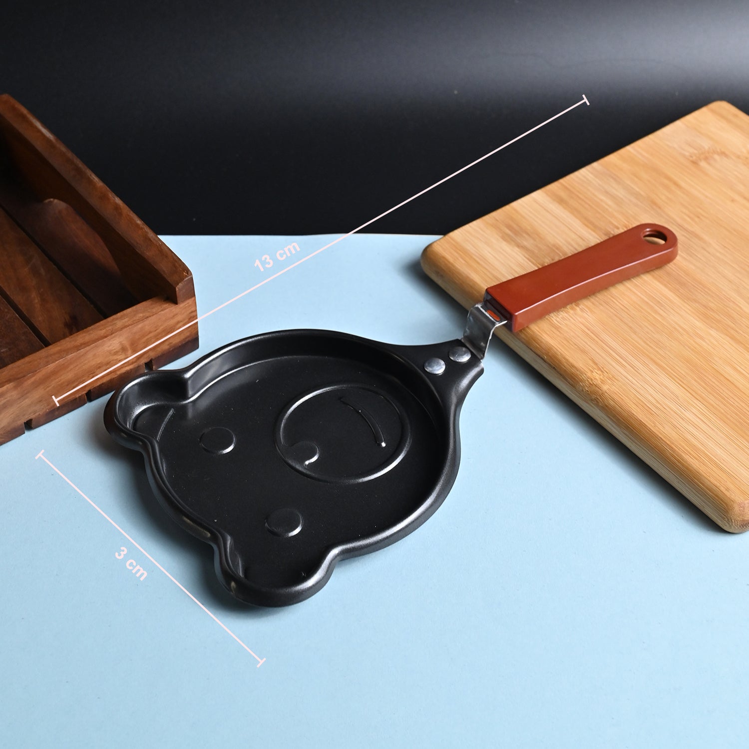 Market99 Black & Red Frying Pan