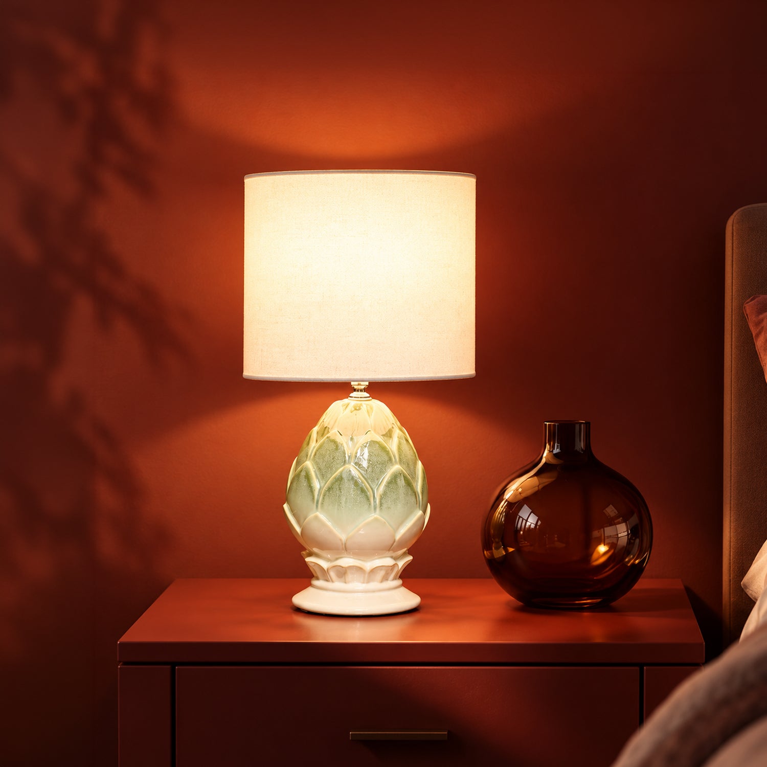 VON CASA Green Table Lamp