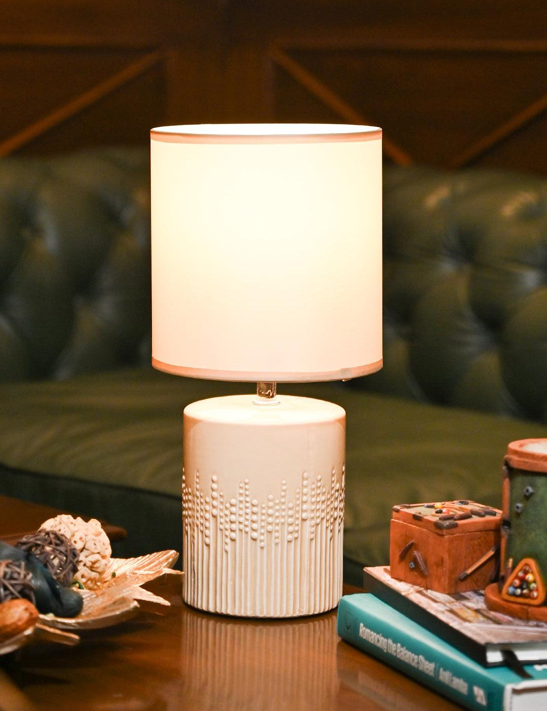 VON CASA Beige Table Lamp - MARKET99