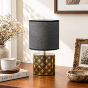 VON CASA Black & Gold Table Lamp