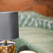 VON CASA Black & Gold Table Lamp