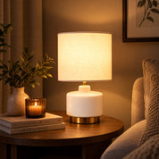 VON CASA Off White Table Lamp