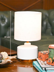 VON CASA Off White Table Lamp - MARKET99