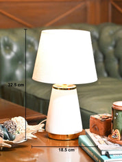 VON CASA Off White Table Lamp - MARKET99