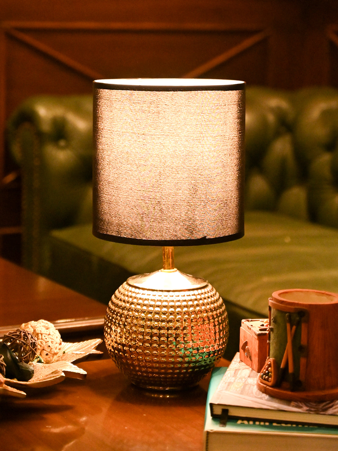 VON CASA Black& Golden Table Lamp