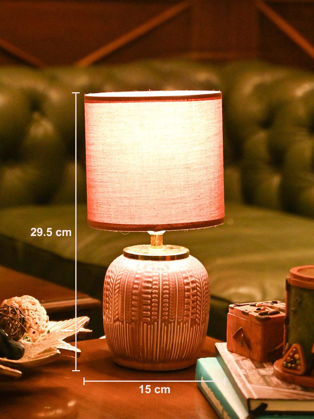 VON CASA Red Table Lamp - MARKET99