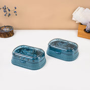 Market99 Plastic Blue Soap Dish Holders