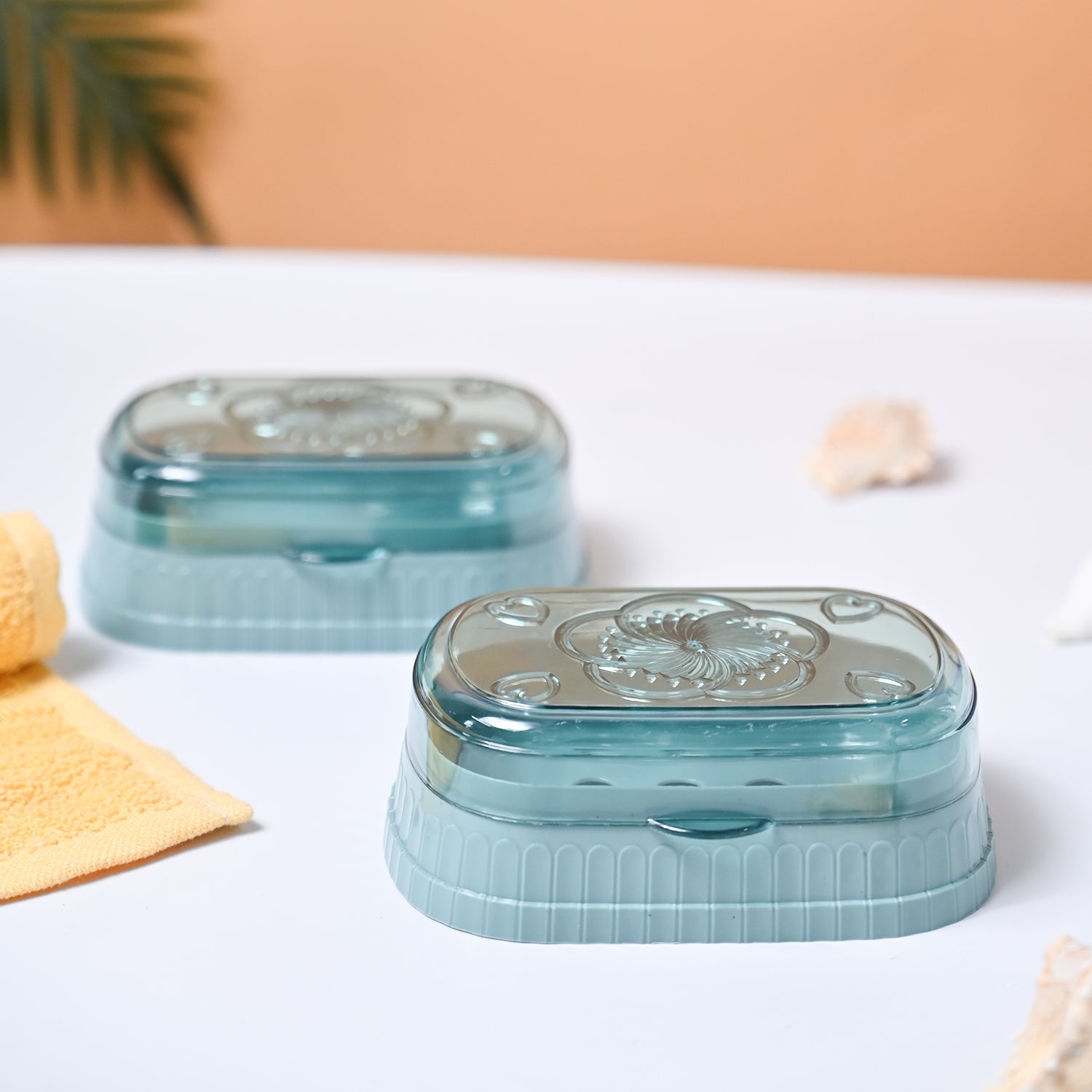 Market99 Plastic Teal Soap Dish Holders