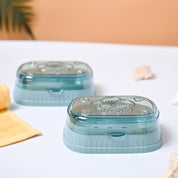 Market99 Plastic Teal Soap Dish Holders