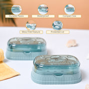 Market99 Plastic Teal Soap Dish Holders