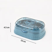Market99 Plastic Blue Soap Dish Holders