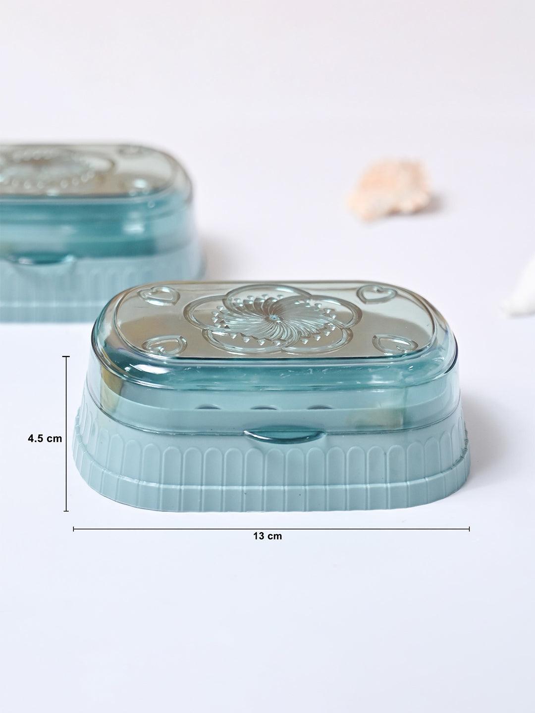 Market99 Plastic Teal Soap Dish Holders - MARKET99