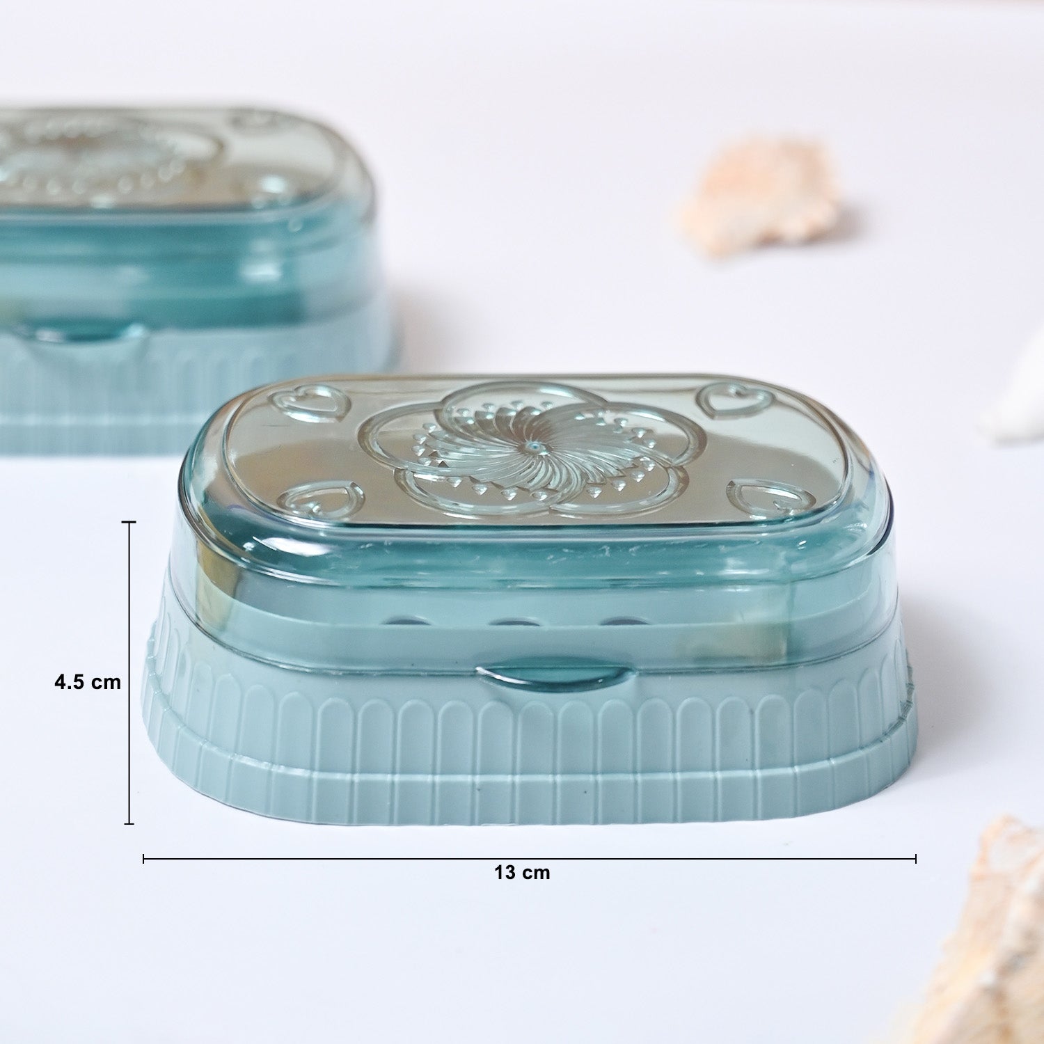 Market99 Plastic Teal Soap Dish Holders