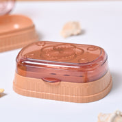 Market99 Plastic Peach & Beige Soap Dish Holders