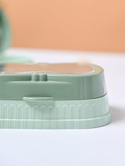 Market99 Plastic Green Soap Dish - Set Of 2 - MARKET99