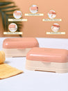 Market99 Plastic Peach Soap Dish - Set Of 2 - MARKET99