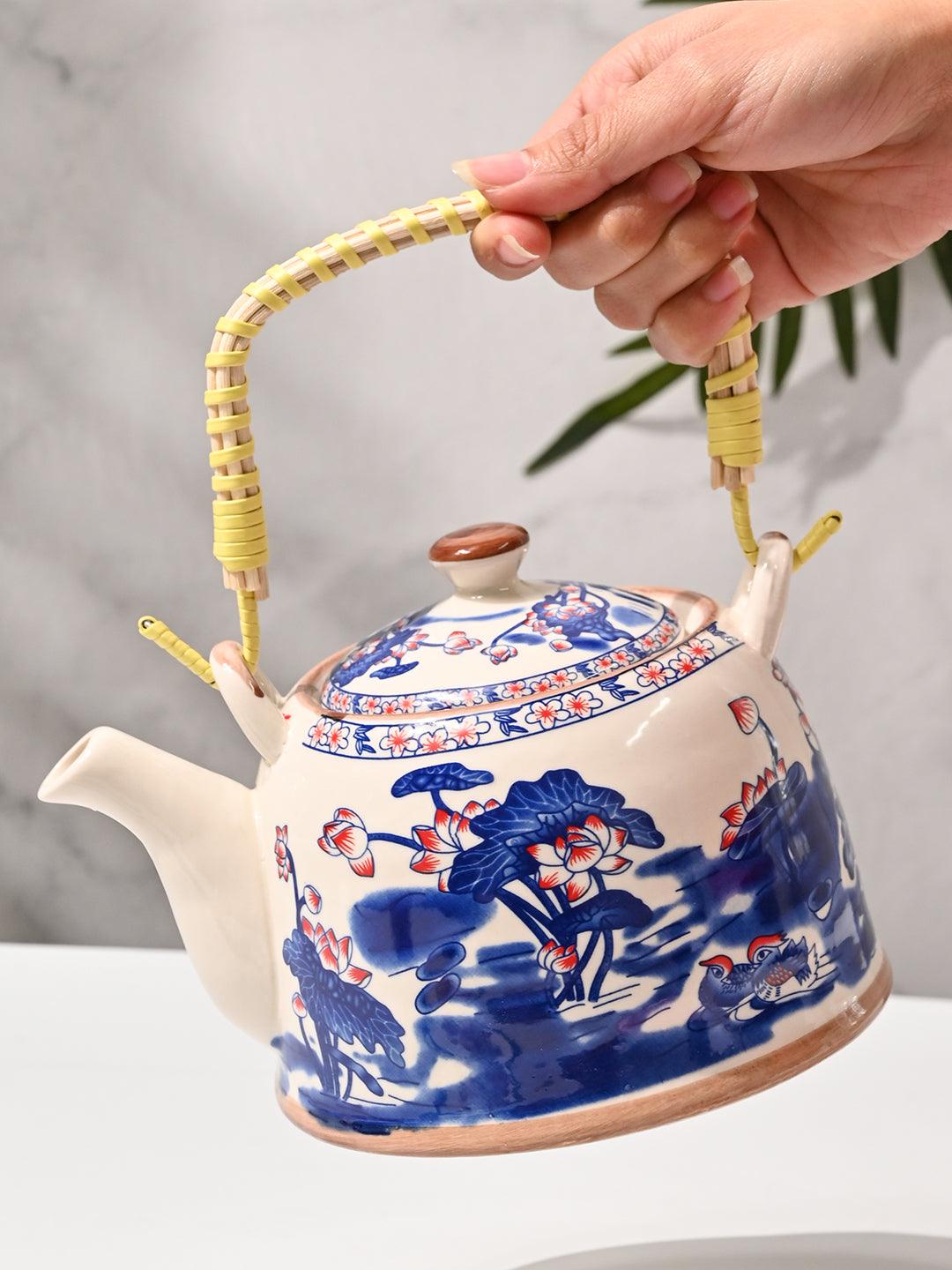 Market99 Ceramic Tea Pots - Chinese Print, 900ml