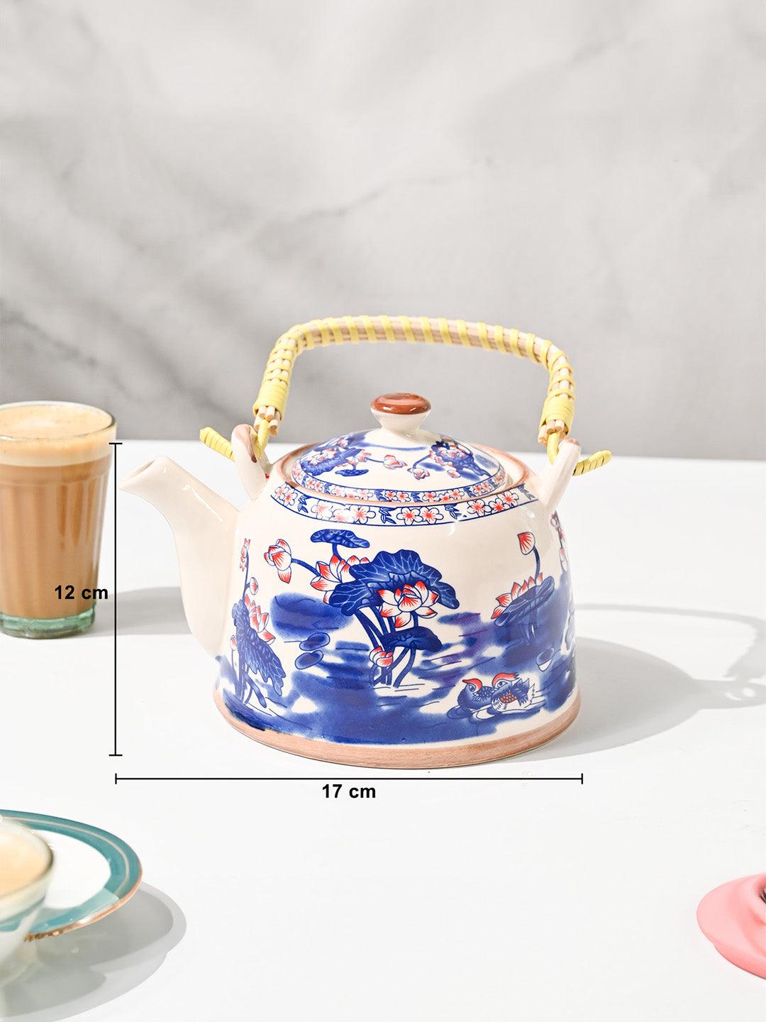 Market99 Ceramic Tea Pots - Chinese Print, 900ml - MARKET99