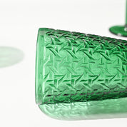 Market99 Green Stem Glass Set Of 6 -Each (300 Ml)