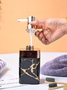 VON CASA Marble Soap Dispenser - Black - MARKET99