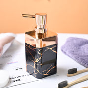 VON CASA Marble Textured  Bathroom Set - Black