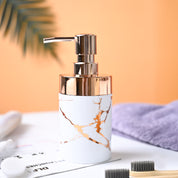 VON CASA Marble Soap Dispenser - White
