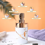 VON CASA Marble Soap Dispenser - White