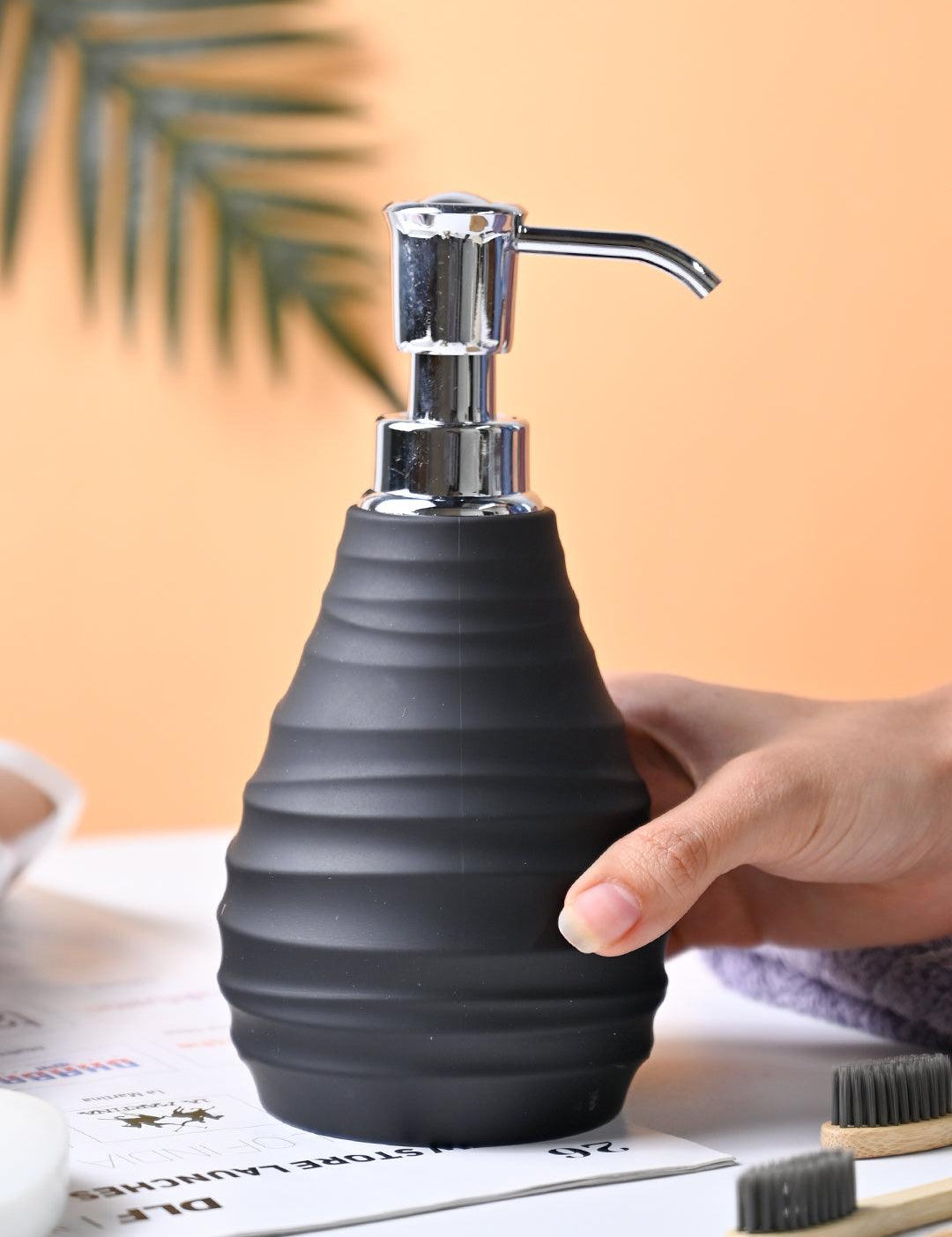 VON CASA Black Soap Dispenser - MARKET99