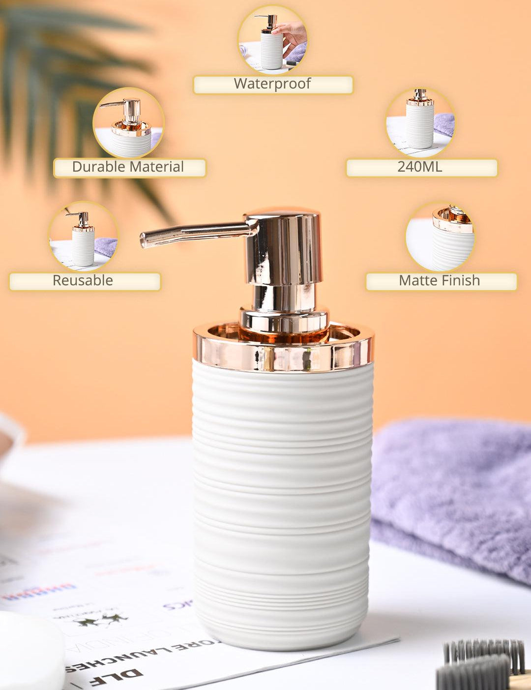 VON CASA Light Beige Soap Dispenser - MARKET99