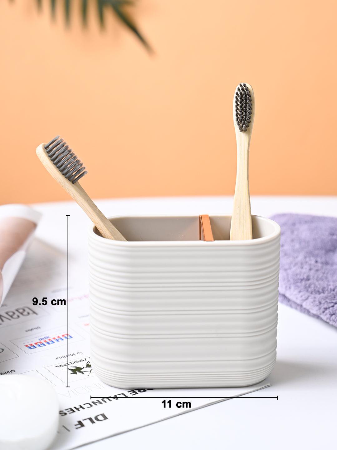 VON CASA Light Beige Toothbrush Holder - MARKET99