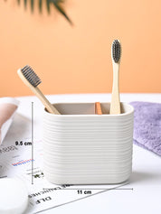 VON CASA Light Beige Toothbrush Holder - MARKET99