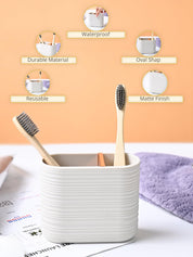 VON CASA Light Beige Toothbrush Holder - MARKET99