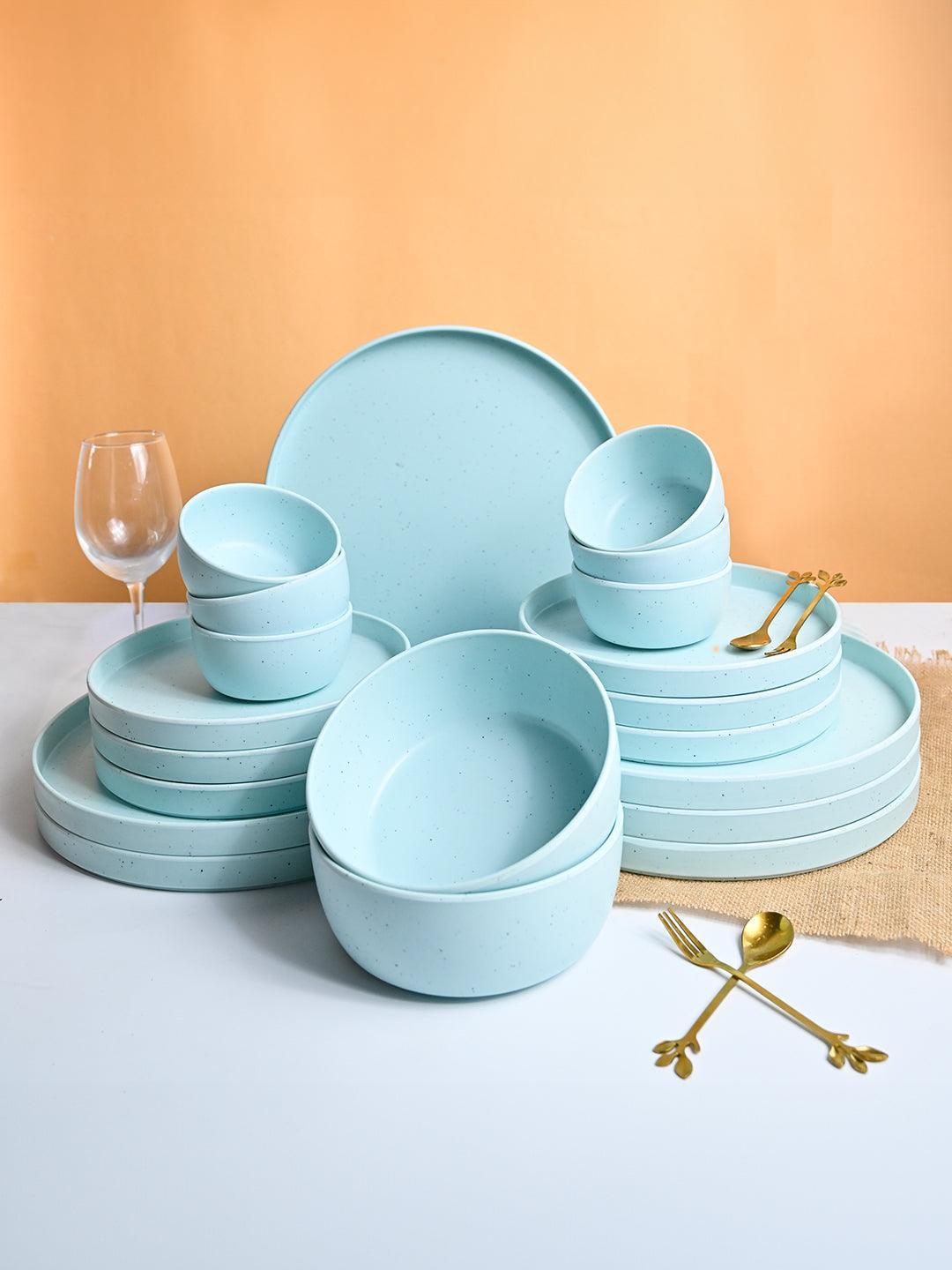 DINESMART Minto Blue Sparkle Dinner Set Elegant Dining