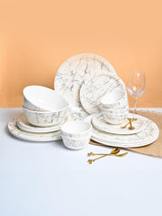 MARKET99 White Static Dinner Set - MARKET99