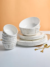 MARKET99 White Static Dinner Set - MARKET99