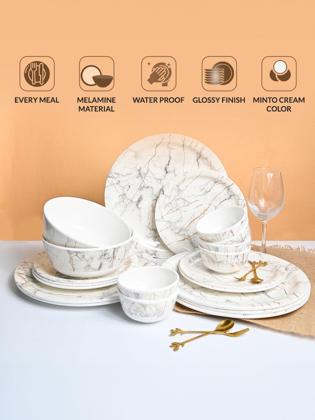 MARKET99 White Static Dinner Set