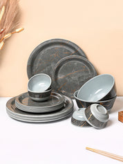 MARKET99 Grey Static Dinner Set