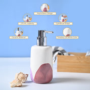 VON CASA 'Off White & Asymmetric' Soap Dispenser - 360mL