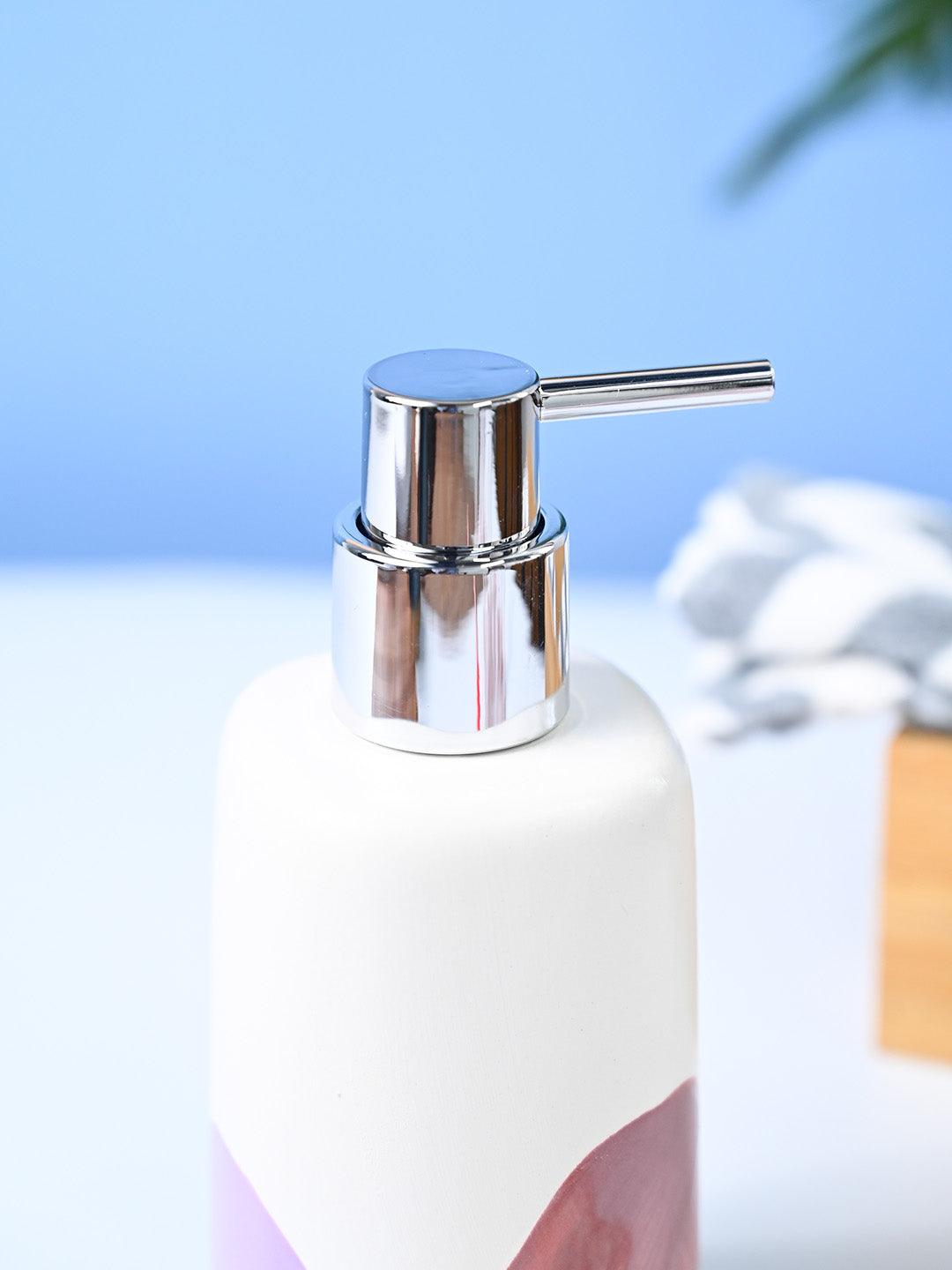 VON CASA 'Off White & Asymmetric' Soap Dispenser - 360mL - MARKET99