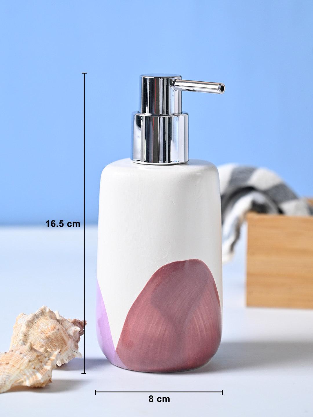 VON CASA 'Off White & Asymmetric' Soap Dispenser - 360mL - MARKET99