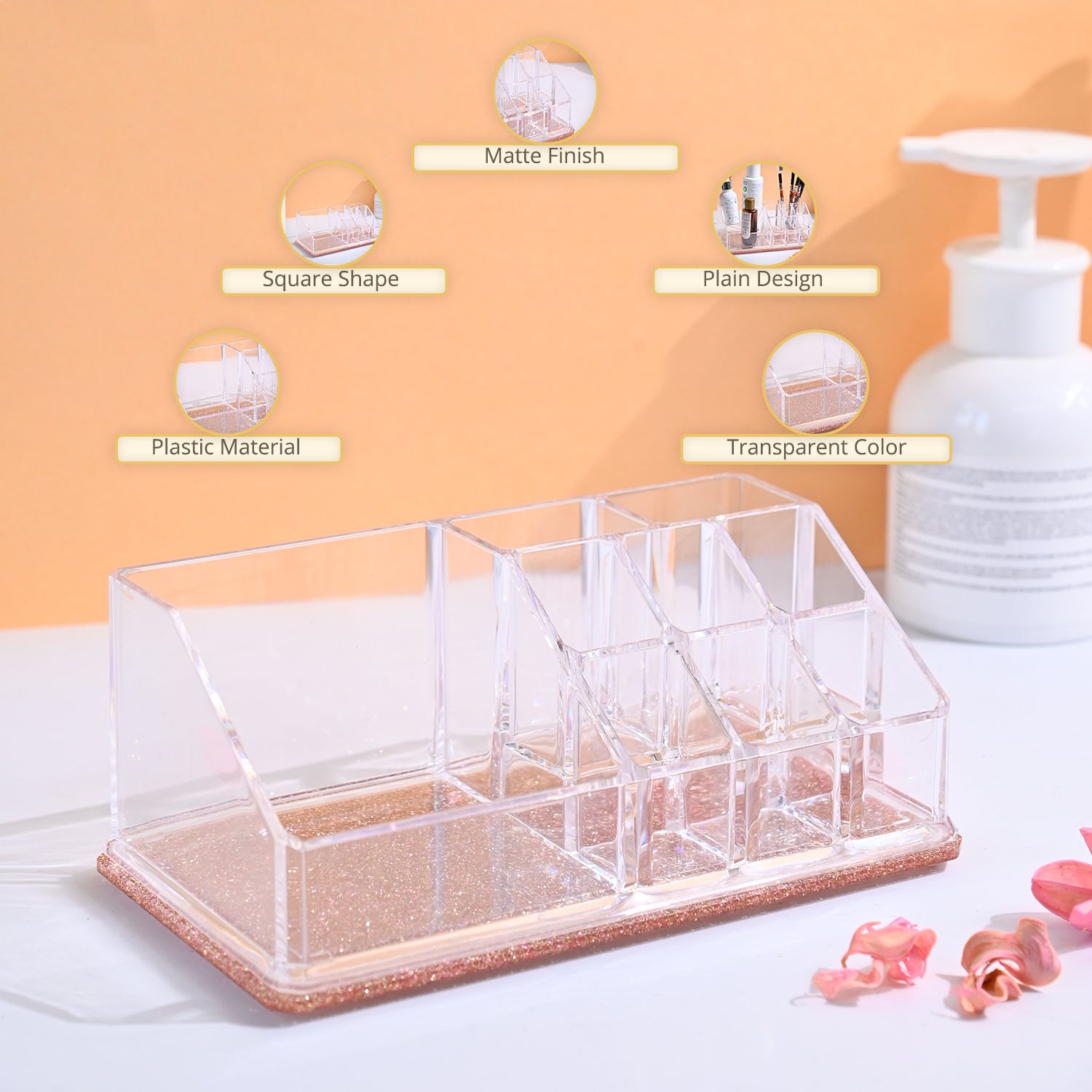Market99 Transparent Cosmetics Organiser