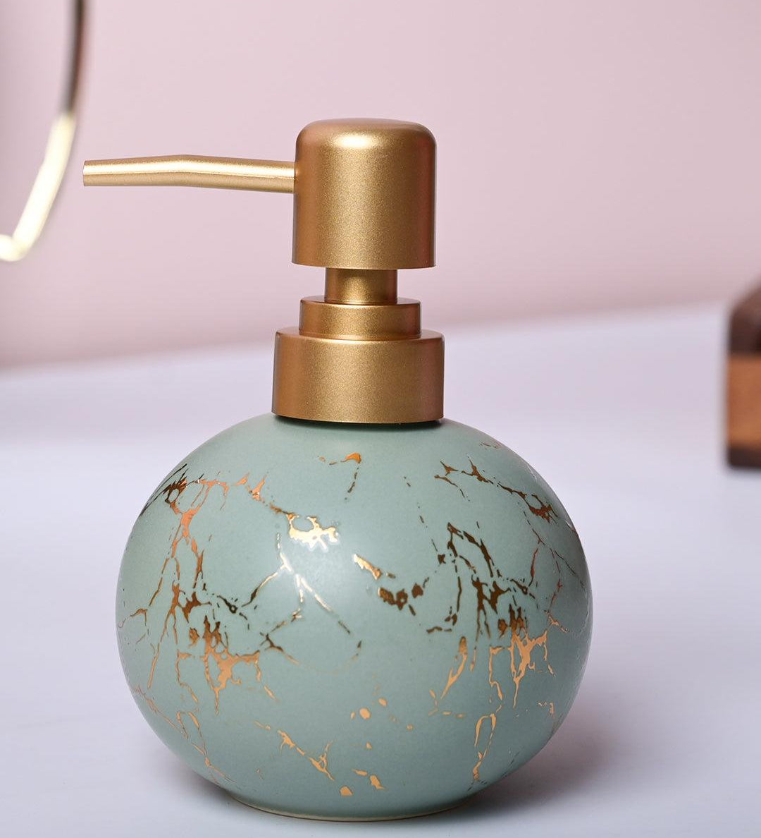Green Ceramic Soap Dispenser - MARKET99